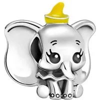 Pandora Charm-Einhänger 799392C01, Disney, Dumbo, Elefant, Gelb