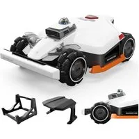 Mammotion Rasenmähroboter LUBA 3 AWD 5000 mit Garage, bis 5000 m² Rasenfläche, (mit Waschständer), 360° LiDAR+NetRTK+KI Vision, Allradantrieb, Auto-Kartierung, 4G, APP