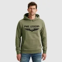 PME LEGEND Kapuzensweatshirt Hooded soft terry with logo mit Logo Print