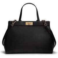 Tommy Hilfiger Henkeltasche TH MODERN SATCHEL, Damen Tragetasche, Umhängetasche, mit goldfarbenen Details