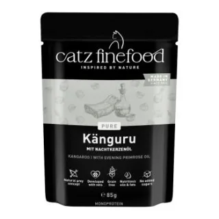 Catz finefood Nassfutter Katze Pure Adult Känguru 32x85 g