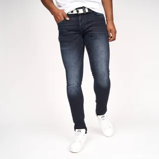 Crosshatch - "Barbeck" Jeans für Herren (Dunkelblau)
