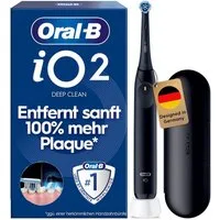 Oral-B Elektrische Zahnbürste iO Series 2, Aufsteckbürsten: 1 St., für die ultimative Reinigung, Reise-Etui