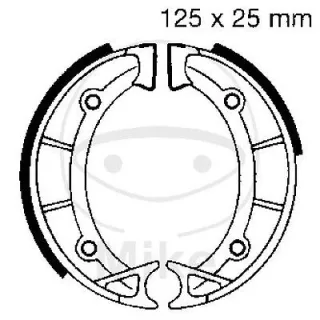 Bremsbacken vorne Aprilia Scarabeo 50 AC Bj. 1994-1997