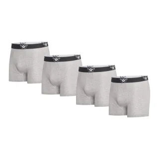 4-Pack Boxers von Cappuccino Italia in der farbe Grau.