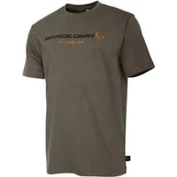 Savage Gear T-Shirt Savage Gear SG4 Logo T-Shirt Loden Green - Angelshirt