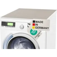 BAUHELD Antirutschmatte Waschmaschine [Made in Germany], 60x60 cm, Waschmaschinenauflage mit Vinyl-Beschichtung, Als Waschmaschinenbezug, Waschmaschinenabdeckung, Auch für Trockner