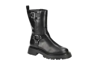 Tamaris 1-25314-41 001 Damen Stiefeletten Schwarz Chunky Western Boots