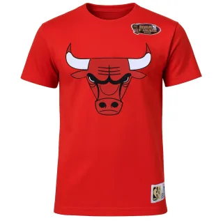 Mitchell & Ness NBA Chicago Bulls Origins Herren Rotes T-Shirt