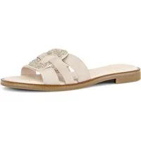Gabor Pantolette Blockabsatz, Sommerschuh, Schlupfschuh, Zierspange mit Schmucksteinen