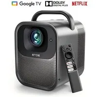 ETOE Seal Pro 1300 ANSI, Native 1080P Google TV & Netflix Beamer (3000:1, 1920*1080 px, Autofokus, Automatische Trapezkorrektur)