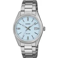 CASIO TIMELESS COLLECTION Quarzuhr UTP-1302PD-2A2VEF, Armbanduhr, Damenuhr, Herrenuhr, Edelstahlarmband, analog, Tag