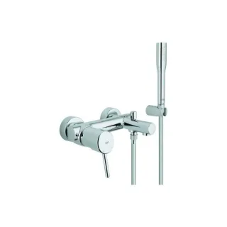 Grohe Concetto Wannenarmatur 32212001 Aufputz, mit Brausegarnitur, chrom