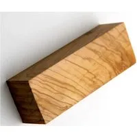 Olivenholz-erleben Kantholz DIY – Olivenholz Kantel (ca. 4 x 4 x 12 cm) für Messergriffe etc., (1-tlg), keine Risse im Holz, naturbelassen, vielseitig einsetzbar
