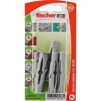 Universaldübel FU 10x60 K grau, 6 Stück