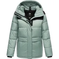 Ragwear Anorak Wikesh stylische Winter Steppjacke mit Colourblocking
