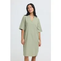 OXMO Minikleid OXNInna Modisches Kleid aus Leinen-Mix
