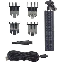 Beper Gesichtshaarrasierer Haarschneider & Barttrimmer, wiederaufladbar, 4 Aufsteckkämme, Aufsätze: 4, Präzisionstrimmer, Haarschneider/Barttrimmer, Aufsteckkämme (1,5/3/6/9 mm), Klingenschutz, Edelstahlklingen, 2 h Laufzeit, IPX5 wassergeschützt