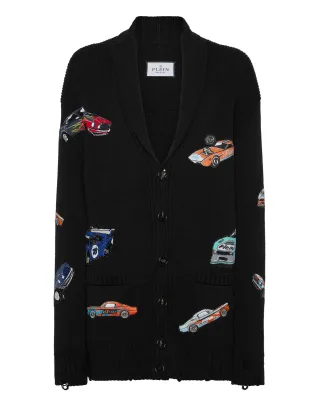 Strickjacke Racing