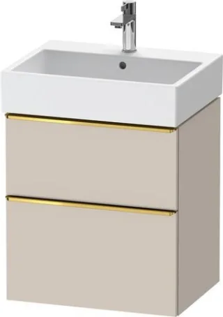 Duravit D-Neo Waschtischunterbau wandhängend Taupe Matt 584x442x625 mm - DE4371034910000 DE4371034910000