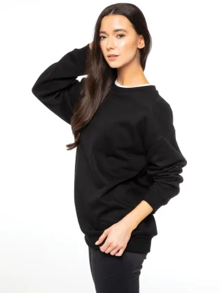 Enzo Ladies Embriodered Sweatshirt in Übergröße