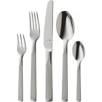 WMF Besteck-Set Art Deco (66-tlg), 12 Personen, Cromargan® Edelstahl Rostfrei, ergonomisch, Cromargan protect