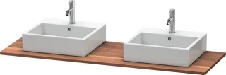 Duravit XSquare Konsole Amerikanischer Nussbaum Matt 1600x550x20 mm - XS064HB7777 XS064HB7777