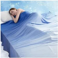 Elegear Sommerbettdecke kühldecken zum schlafen kühlende bettdecke sommerdecke 150x200/200x220, Bezug: ‎Oberfläche: 75% Nylon 25% Polyester, Rückseite: 100% natürliche Bambusfaser, kühldecke sommer, Q-Max>0,5, Atmungsaktive Sofadecke, Reisedecke
