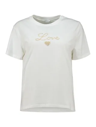 Zabaione - Shirt Lo44ve white - Gr. - M