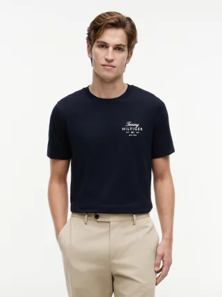 SCRIPT STACK REGULAR TEE Desert Sky - Gr. - M