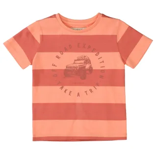 BASEFIELD - Kn.-T-Shirt orange str. - Gr. - 92/98