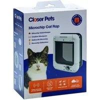 CAT MATE Katzenklappe Katzenklappe Mikrochip 360W weiß