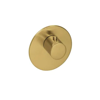 Herzbach xl Vario farbset für thermo rund griff rund brass, Brass Steel, 21.500100.1.41 21.500100.1.41