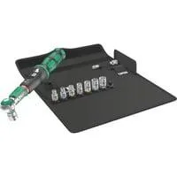 Drehmomentschlüssel Safe-Torque A1 Set 1, 10-teilig schwarz/grün, 1/4" Vierkant, 2-12 Nm