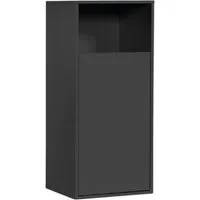 mokebo Wäscheschrank Der Wäschehüter (1-türig) Made in Germany, Wäschesammler, mit Magnetverschluss in Schwarz