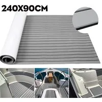 Insma Bodenmatte, EVA Schaum Selbstklebend Yacht Deck 240x90CM/240x60CM