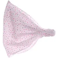 La Bortini Kopftuch Kopftuch Sommer Mütze für Baby Kinder Sommertuch Bandana, aus reiner Baumwolle, gepunktet, in Weiß