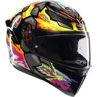 AGV Motorradhelm K-1 S Bezzecchi 2023 Helm, vorbereitet für Kommunikationssystem