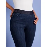 creation L Jeansshorts Lyocell-Mix-Jeans leicht vertieft