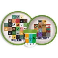 Minecraft Kindergeschirr-Set Minecraft Crafters rutschfestes Geschirrset