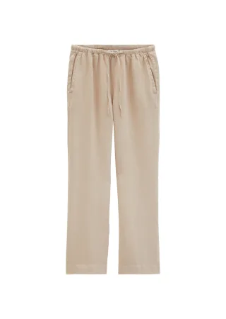 Marc OPolo Casual - Leinenhose straight Sandpaper - Gr. - 40