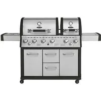 JUSTUS Gasgrill "Mars Pro", elektrische Zündung, 6 + 2 Brenner, 190 x 80 x 155 cm (L x B x H)