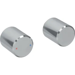 Geberit Set Drehgriffe für Geberit ONE WT-Armatur rundes Design, Wandmontage, 244162211 244162211