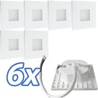 Maxkomfort LED Wandstrahler 6103, LED fest integriert, Warmweiß, 3000K, Treppenbeleuchtung