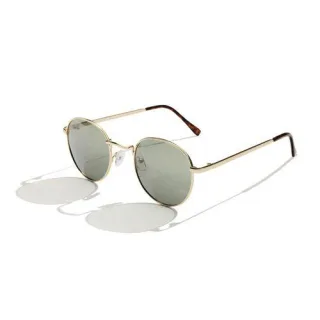 RISING Unisex-Sonnenbrille mit runden Gläsern, Herren, size: regular, Sonstige, by Lands' End