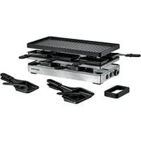 Pizza Raclette RCP 1800 schwarz/edelstahl, 1.800 Watt, Pizza-Funktion mit Unterhitze