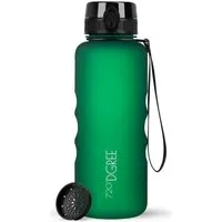 720°DGREE Trinkflasche Trinkflasche uberBottle softTouch mit Sieb forest green 1,5l