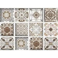 OTTO home Fliesenaufkleber Ornamente (12 St), Stickerfliesen, selbstklebend, Sticker, 12er Set