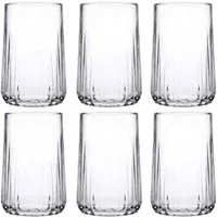 Pasabahce Glas Nova 420522 6-Teilig Kleines Trinkglas Su Bardagi Gläser Wassergläser, 6-tlg.