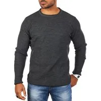 CARISMA Strickpullover Herren leichter Feinstrick einfarbig körperbetont dehbar flexibel 7786